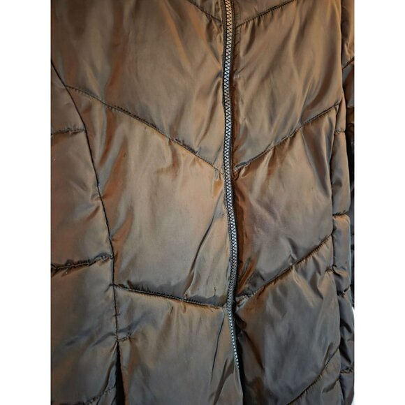 Swisstech youth girls puffer jacket Size large (10-12) w/hood and zipper closure - Picture 3 of 8